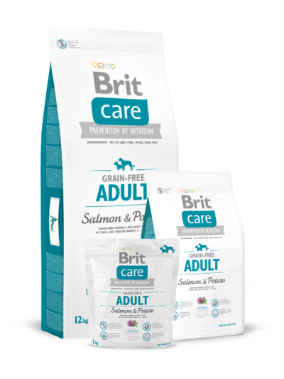 Brit Care Adult Salmon & Potato - 3kg, 12kg sucha karma dla psa miskakarmypl
