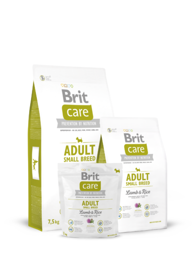 Brit Care Adult Small Breed Lamb & Rice - sucha karma dla psów małych ras 3kg 7,5kg miskakarmypl