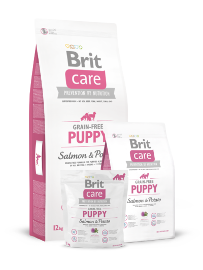 Brit Care Puppy Salmon & Potato - 3kg 12kg sucha karma dla szceniąt miskakarmypl