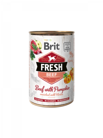 Brit Fresh Beef with Pumpkin 400g puszka dla psa miskakarmypl