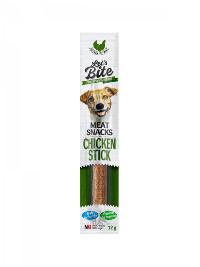 Brit Let’s Bite Meat Snacks - Chicken Stick - 12g przysmak dla psa miskakarmypl