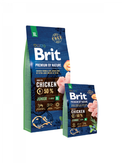 Brit Premium By Nature Junior XL - sucha karma dla psa - miskakarmypl