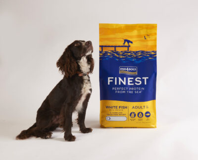 Fish4Dogs - Finest White Fish - sucha karma -1,5kg - spaniel - MiskaKarmy.pl