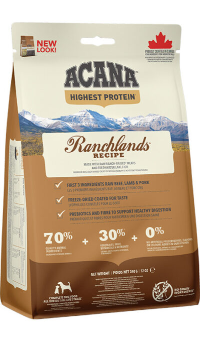 Acana Regionals Ranchlands Dog - sucha karma dla psa - 11,4kg - MiskaKarmy.pl