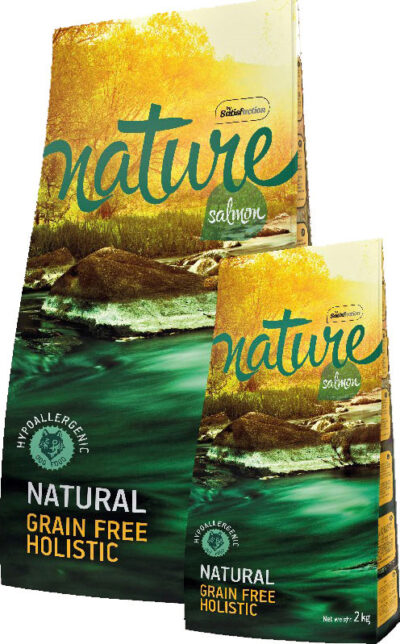 Nature – Łosoś - karma sucha – 12kg – 2kg – MiskaKarmy.pl