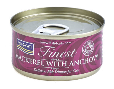 Fish4Cats – Finest Makrela Anchois - karma mokra - 70g – MiskaKarmy.pl