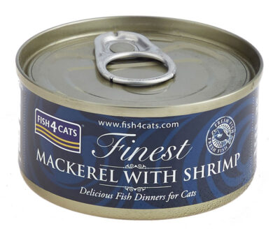 Fish4Cats – Finest Makrela Krewetka - karma mokra - 70g – MiskaKarmy.pl