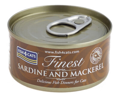 Fish4Cats – Finest Sardynka Makrela- karma mokra - 70g – MiskaKarmy.pl