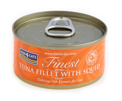 Fish4Cats – Finest Tuńczyk Kałamarnica - karma mokra - 70g – MiskaKarmy.pl