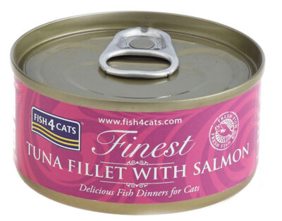 Fish4Cats – Finest Tuńczyk Łosoś - karma mokra - 70g – MiskaKarmy.pl