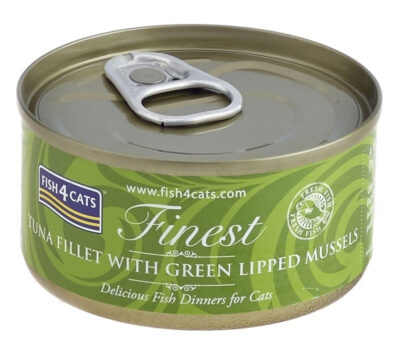 Fish4Cats – Finest Tuńczyk Omułek- karma mokra - 70g – MiskaKarmy.pl