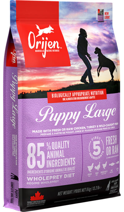 Orijen Puppy Large - sucha karma dla szczeniąt 6kg, 11,4kg miskakarmypl