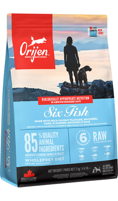 Orijen Six Fish - sucha karma dla psa 2kg, 6kg, 11,4kg miskakarmypl