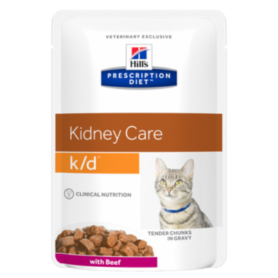 Hill’s – Prescription – K/D - Kot - - Wołowina - karma mokra – 85g – MiskaKarmy.pl