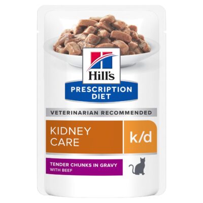 Hill’s – Prescription – K/D - Kot - - Wołowina - karma mokra – 85g – MiskaKarmy.pl