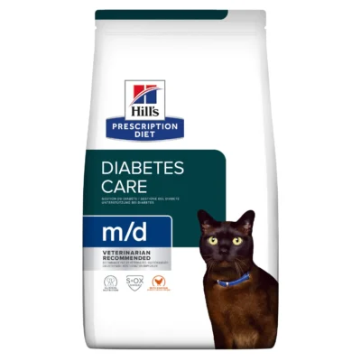 Hill’s – Prescription – M/D - Kot - karma sucha – 5kg – MiskaKarmy.pl
