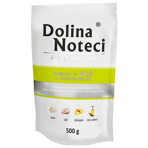 Dolina Noteci - Premium - Bogata Gęś - Pies - Karma - Mokra - 500g - MiskaKarmy.pl