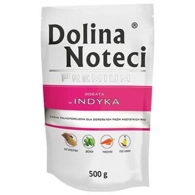 Dolina Noteci - Premium - Bogata Indyka - Pies - Karma - Mokra - 500g - MiskaKarmy.pl