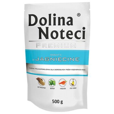 Dolina Noteci - Premium - Bogata Jagnięcinę - Pies - Karma - Mokra - 500g - MiskaKarmy.pl