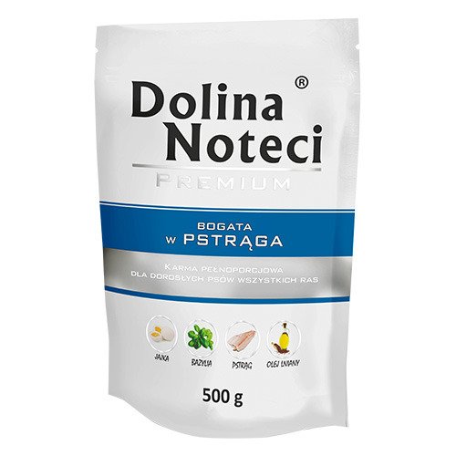 Dolina Noteci - Premium - Bogata Pstrąga - Pies - Karma - Mokra - 500g - MiskaKarmy.pl