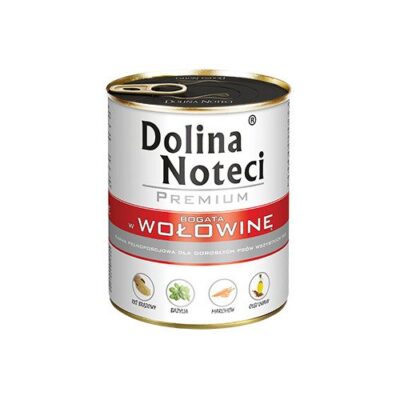 Dolina Noteci - Premium - Bogata w Wołowinę - Pies - Karma - Mokra - 800g - MiskaKarmy.pl