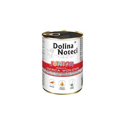 Dolina Noteci - Premium - Junior - Bogata w Serca - Pies - Karma - Mokra - 400g - MiskaKarmy.pl