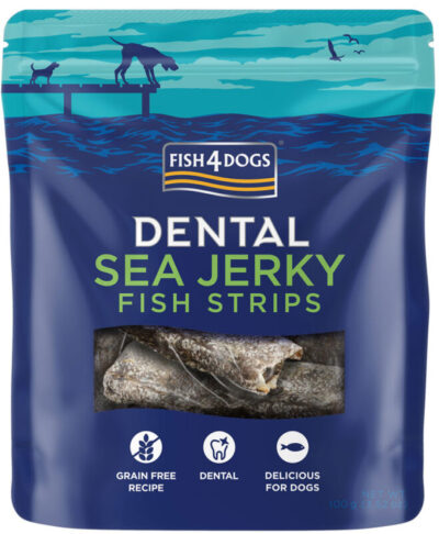 Fish4Dogs – Sea Jerky Strips - przysmaki – 100g - MiskaKarmy.pl