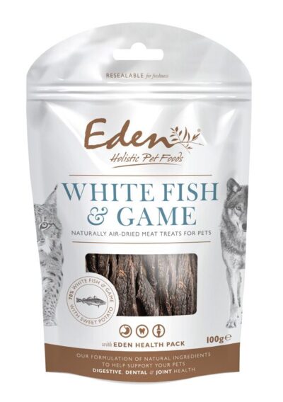 Eden – Biała Ryba Dziczyzna- przysmaki – 100g – MiskaKarmy.pl