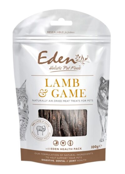 Eden – Jagnięcina Dziczyzna- przysmaki – 100g – MiskaKarmy.pl