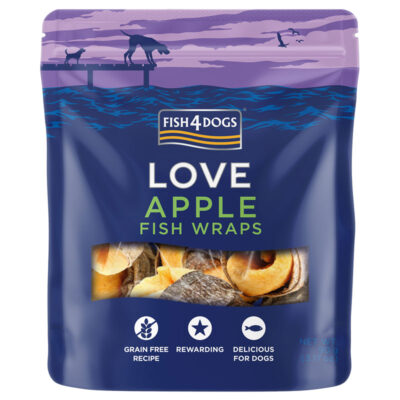 Fish4dogs – Apple Wraps - przysmaki – 90g - MiskaKarmy.pl