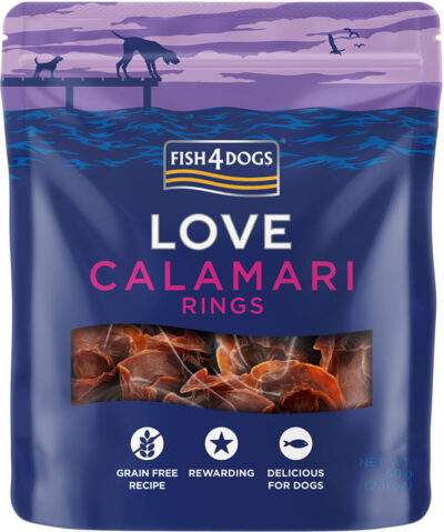Fish4Dogs – Calamari Rings - przysmaki – 60g - MiskaKarmy.pl