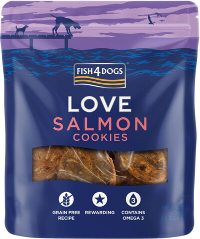 Fish4Dogs – Salmon Cookies - przysmaki – 100g - MiskaKarmy.pl