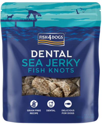 Fish4Dogs – Sea Jerky Knots - przysmaki – 100g - MiskaKarmy.pl