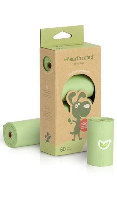 Earth Rated - Woreczki Kompostowalne - 4x15 szt. - miskakarmypl