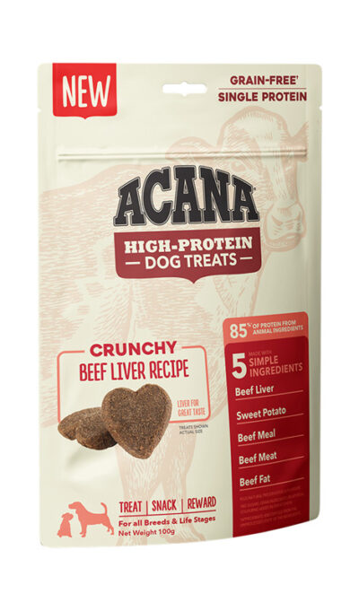 Acana Treats Crunchy Beef Wołowina 100g - Przysmak - MiskaKarmypl