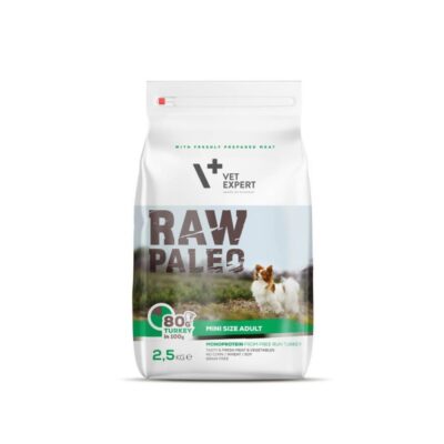 VetExpert RAW PALEO Mini Adult - Karma sucha dla psa 2,5kg - miskakarmypl