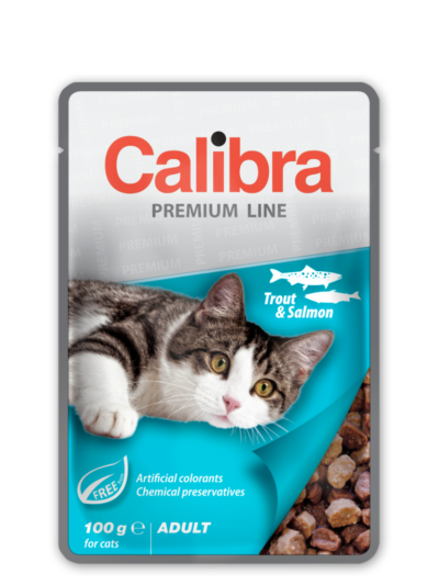 Calibra - Adult - Łosoś - - Kot - Karma - Mokra - 100g - MiskaKarmy.pl