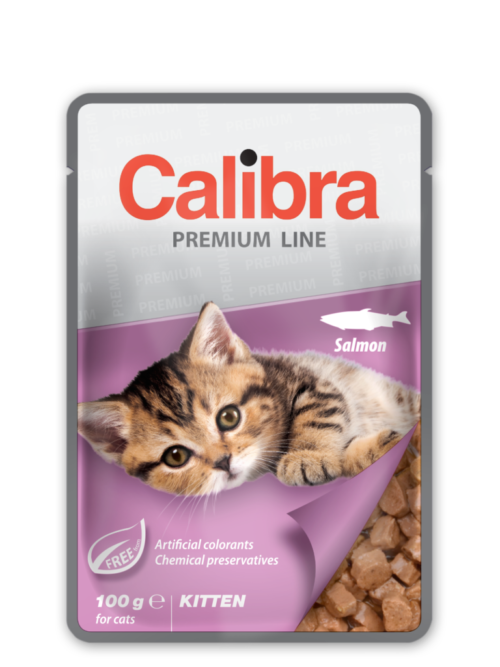 Calibra - Kitten - Łosoś - - Kot - Karma - Mokra - 100g - MiskaKarmy.pl