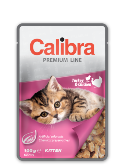 Calibra - Kitten - Indyk - - Kot - Karma - Mokra - 100g - MiskaKarmy.pl