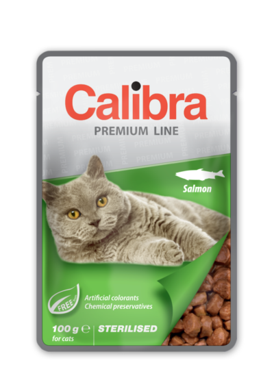 Calibra - Sterilised - Łosoś - Kot - Karma - Mokra - 100g - MiskaKarmy.pl