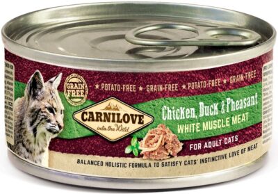 Carnilove - Chicken, Duck & Pheasant - puszka 100g - karma mokra kot - miskakarmypl