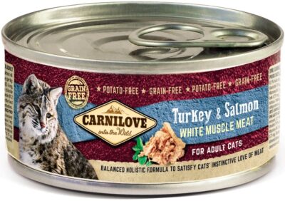 Carnilove - Turkey & Salmon - puszka 100g - karma mokra kot - miskakarmypl
