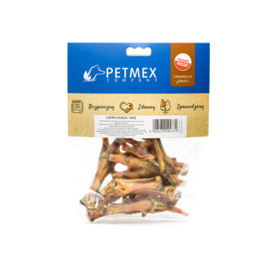 Łapki kurze - 100g - gryzak dla psa - rewers - miskakarmypl