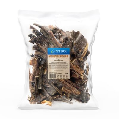 Żwacze wołowe - 1kg - gryzak dla psa - miskakarmypl