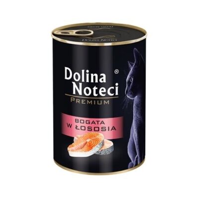 Dolina Noteci - Premium - Bogata w Łososia - Kot - Karma - Mokra - 400g - MiskaKarmy.pl