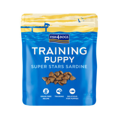 Fish4Dogs - Puppy Super Stars - Pies - Przysmaki - 150g - przód - MiskaKarmy.pl