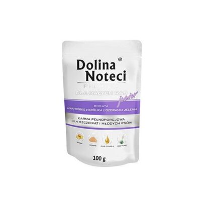 Dolina Noteci - Premium - Junior - Bogata w Wątróbkę Królika - Pies - Karma - Mokra - 100g - MiskaKarmy.pl