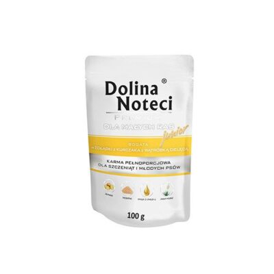 Dolina Noteci - Premium - Junior - Bogata w Wątróbkę Kurczaka - Pies - Karma - Mokra - 100g - MiskaKarmy.pl
