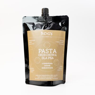 Rogy Pasta orzechowa z wiórkami kokosowymi - 300g saszetka dla psa - miskakarmypl