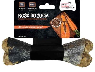 Syta Micha - kość funkcyjna do żucia na piękną sierść - 13,5cm - 70g - MiskaKarmypl